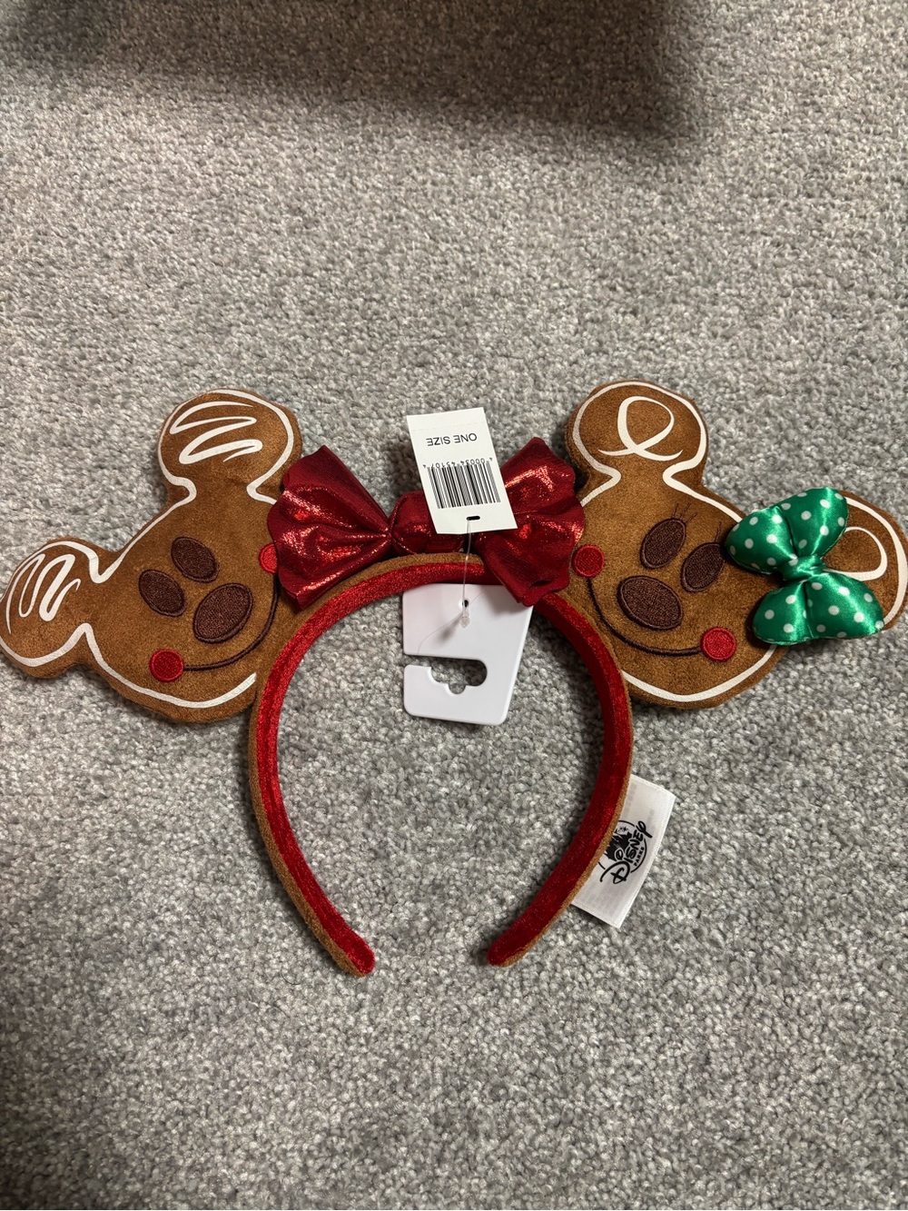 Disneyland - Holiday Gingerbread Mickey Ear Headband